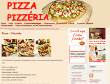 Tablet Screenshot of pizza-pizzeria.com